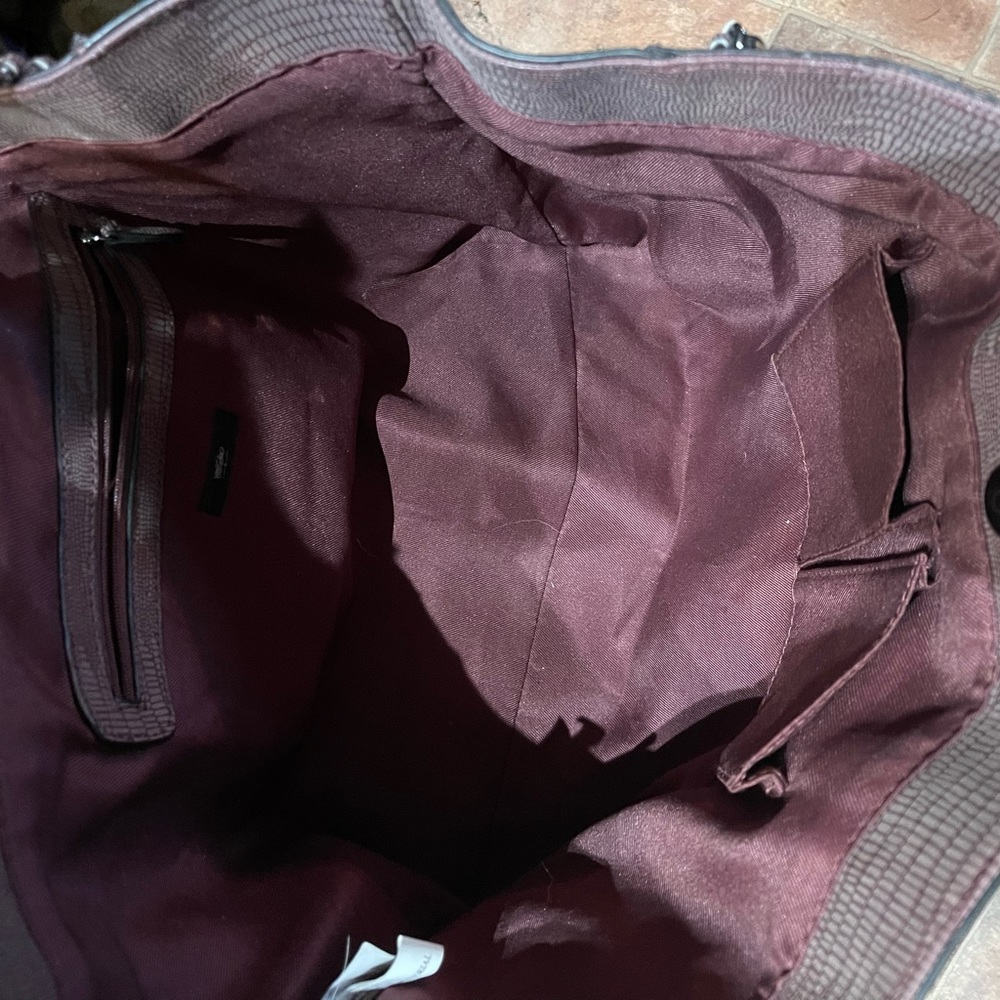 Mission purple large handbag